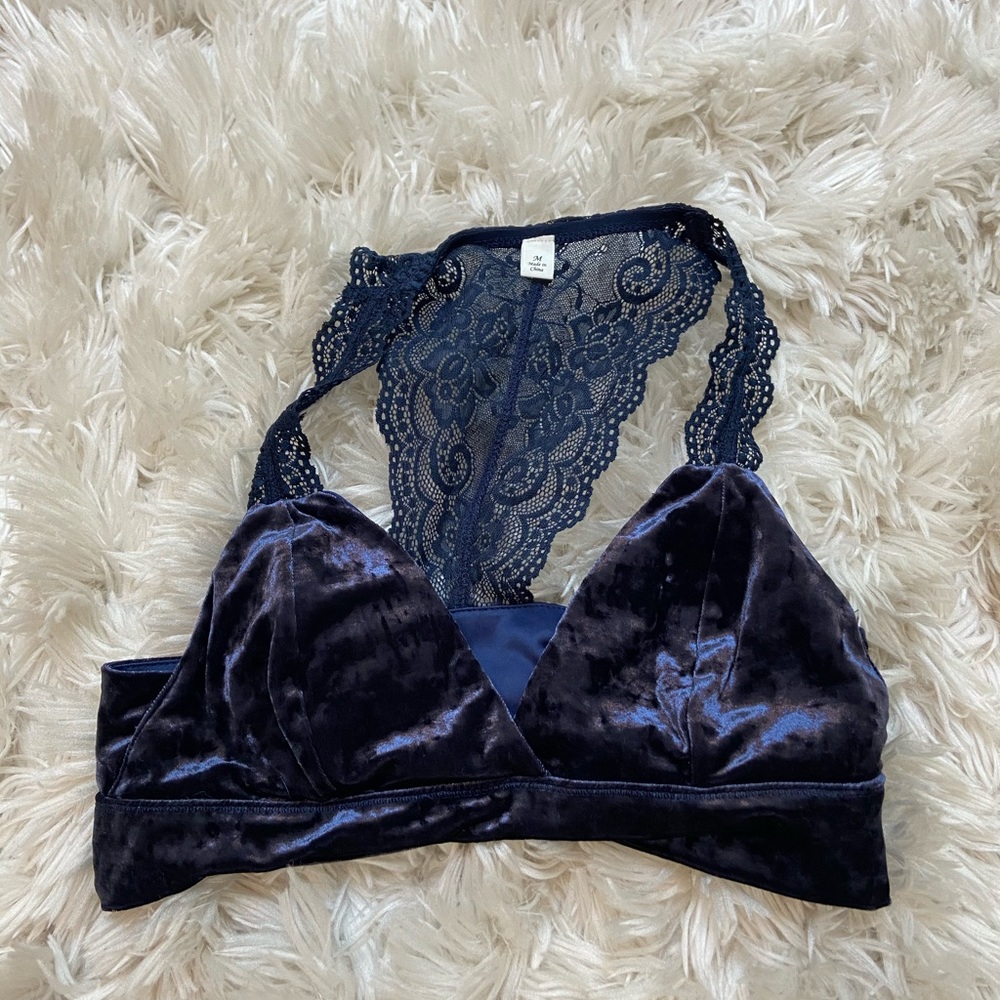 New Velvet Lace Bralette